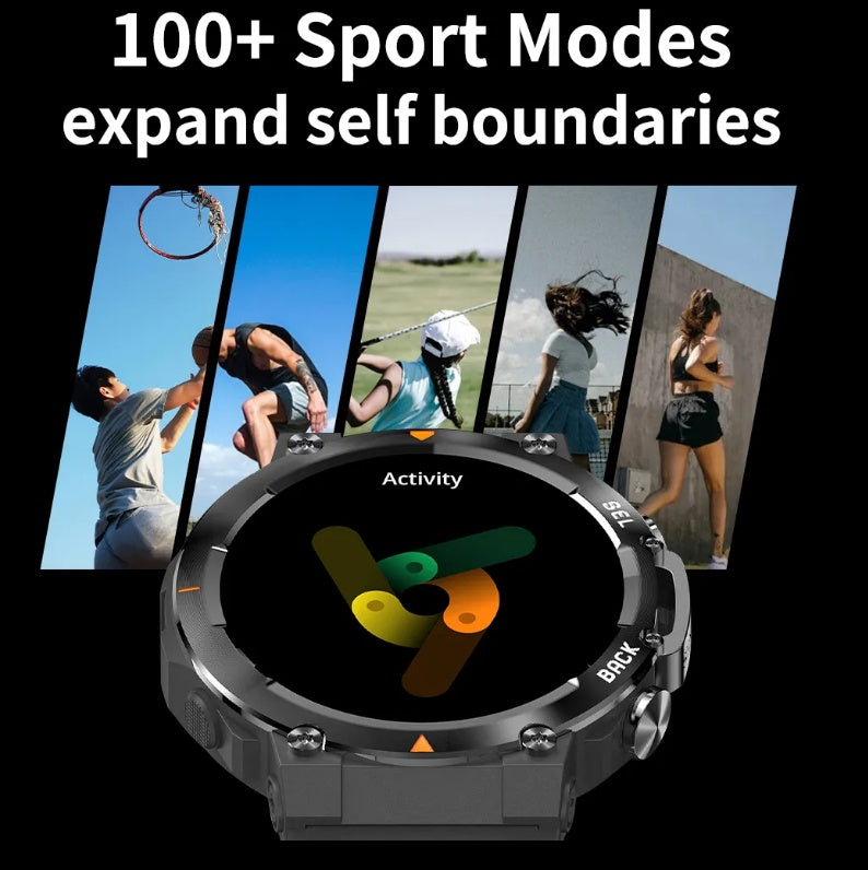 MAX18 Elite: 1.43-inch AMOLED Gesture Control AI Smart Watch