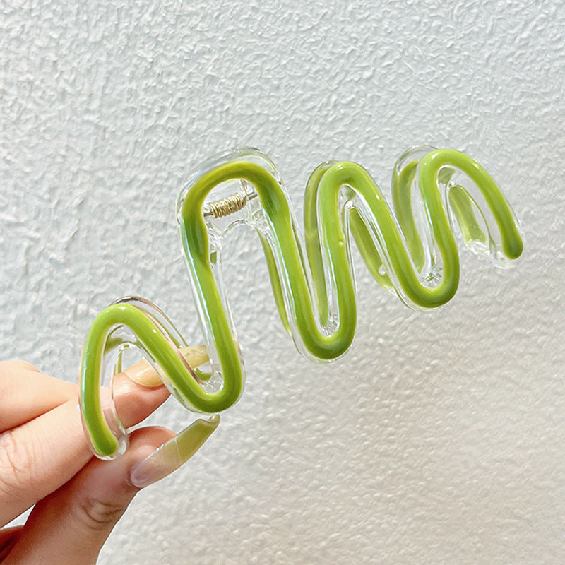 Outing Simple New Oil Dripping Wave Grip