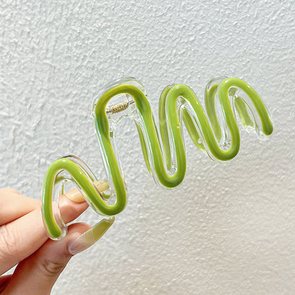 Outing Simple New Oil Dripping Wave Grip