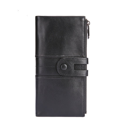 Retro Women's Leather Wallet Fashion Rfid Long Wallet