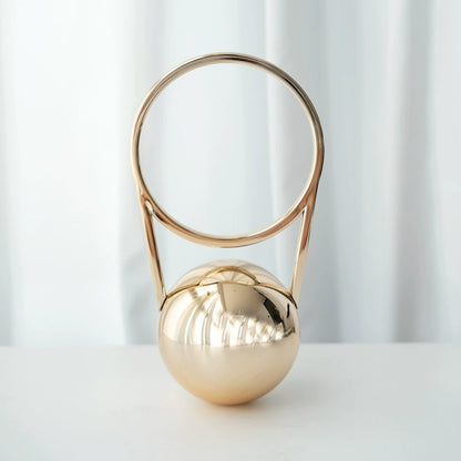 Ball Electroplating Handle PVC Dinner Bag