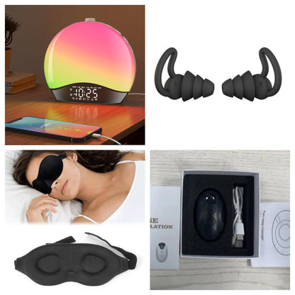 Sunrise Alarm Clock Wake Up Light Smart Wake-up Light With Bluetooth Colorful Bedside Lamp Simulated Sunrise