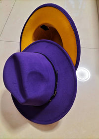 Purple inner yellow