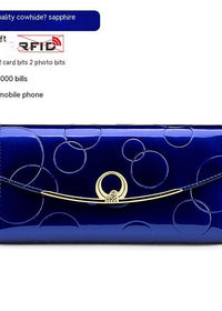 Blue Patent Leather