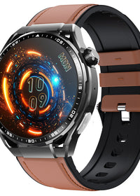 Black Brown Leather