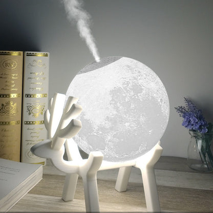 Creative multi-function USB atmosphere night light humidifier