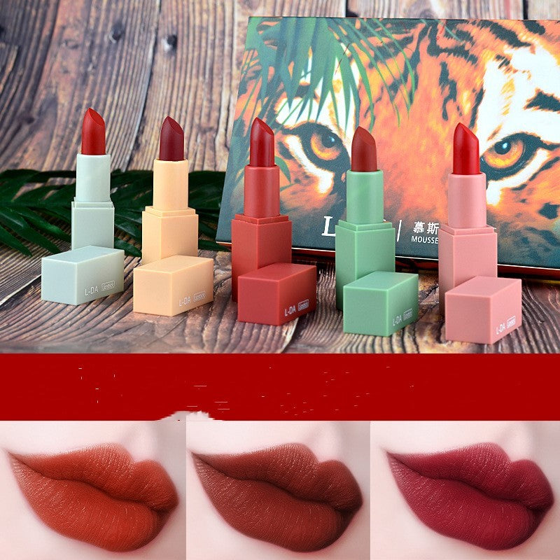 5 sets of lipstick in the same gift box