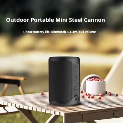 The Bass Mini: Portable Bluetooth Small Music Speaker