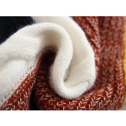 Avant-Garde Patchwork Artisan Knit Sweater
