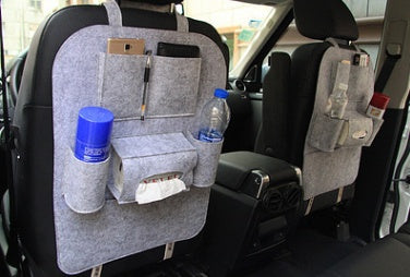 Multi-Pocket Auto Seat Back Organizer | Car Storage Bag for Headrest & Console