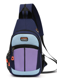 Dark blue Color blocking