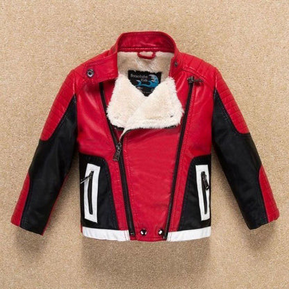 The Polished Maverick: Thickened Handsome Leather Jacket