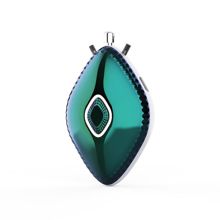 Portable hanging neck anion air purifier