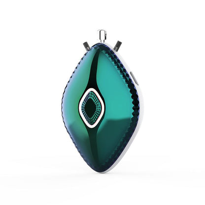 Portable hanging neck anion air purifier