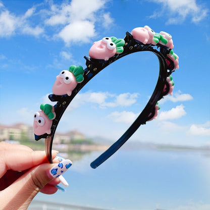 Girls' Clip Hair Accessories Crushed Hair Headband
