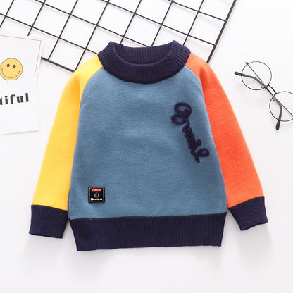 Plush Velvet Foundation Round Neck Jumper