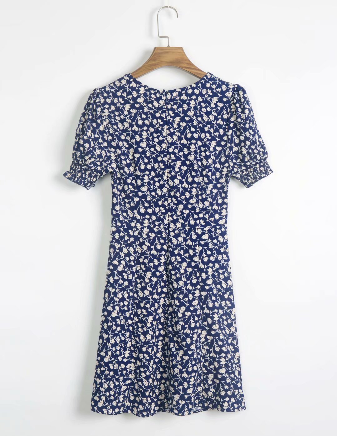 Printed short sleeve dress