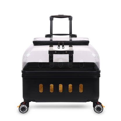 Cat Trolley Out Cat Bag Dog Portable Consignment Flight Case
