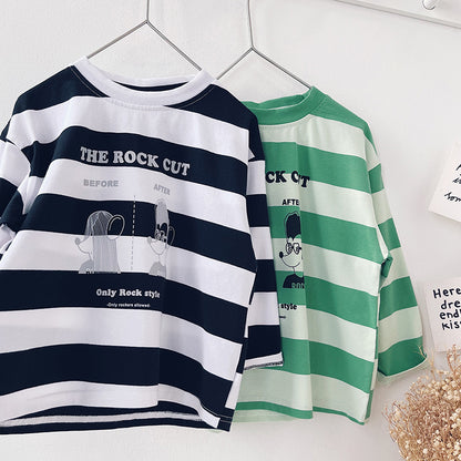 The Linear Thin: Thin Striped Long-Sleeve Performance T-Shirt