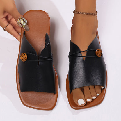 Flat Casual Retro Sandals Flip-Flops