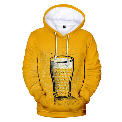 Trendy Narrative Hooded Urban Sweatshirt