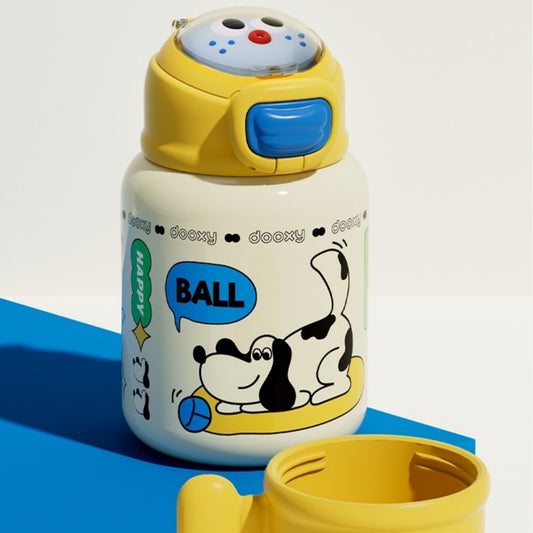 Children's Thermos Mug Baby Straight Drink Cup Infant School Water Bottle