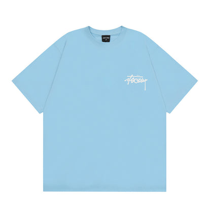 Fashion Letter Print Short-sleeve T-shirt Men