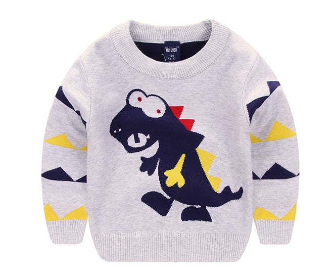 Dino-Discovery Bold Statement Graphic Sweater