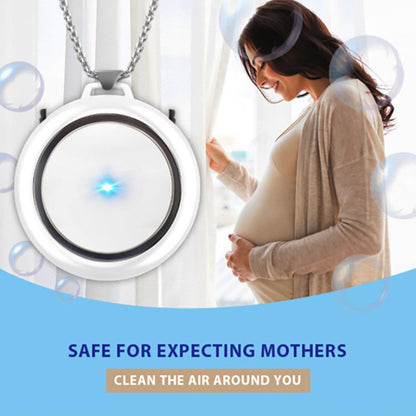 AeroNecklace Pro Rechargeable: Personal Anion Filter Purifier