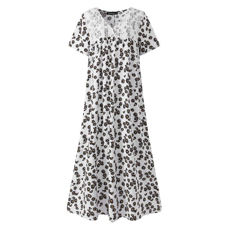 Floral short sleeve dress