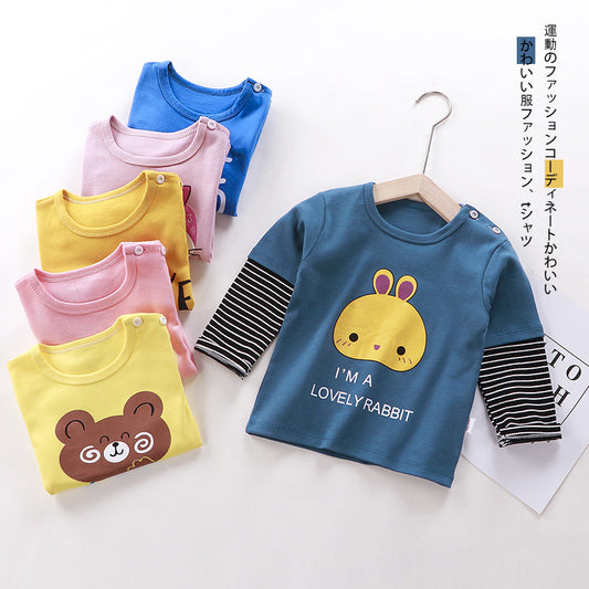 The Cartoon Motif: Children’s Signature Cartoon Graphic T-Shirt