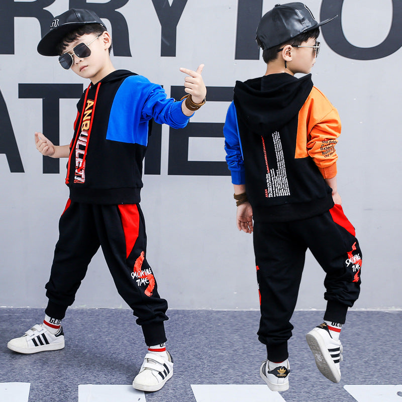 The Big Boy Kinetic: Korean-Style Long-Sleeve Sports Two-Piece