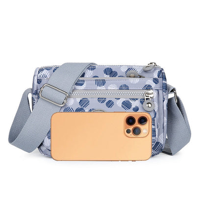 Multi-layer Casual Fashion Messenger Bag Trendy Mobile Phone Change Packet