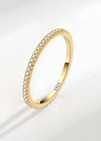 18K Golden White Diamond 1.5g