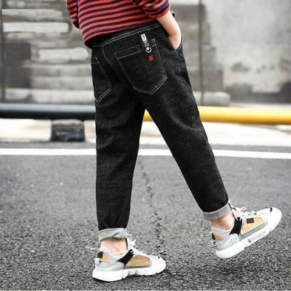 Boys Denim Trousers Childrens Clothing Rugged Reliability