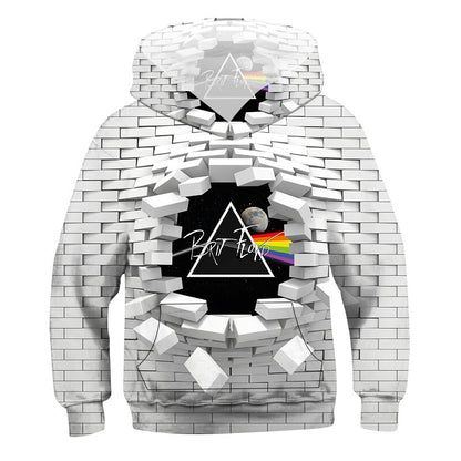 Immersive 3D Vision Digital Graphic Hoodie