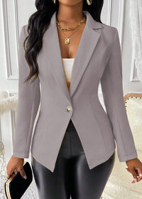 Belt Buckle Long Light Gray