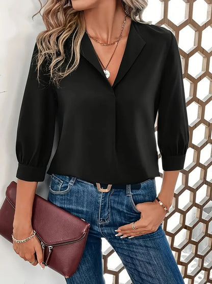Women's Fashion Loose-fitting Long Sleeves Shirt