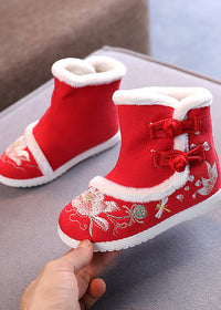 D03B thick velvet red