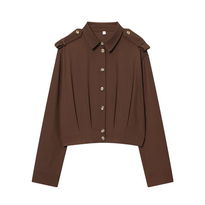 Women's Fashionable All-match Shoulder Strap Shirt