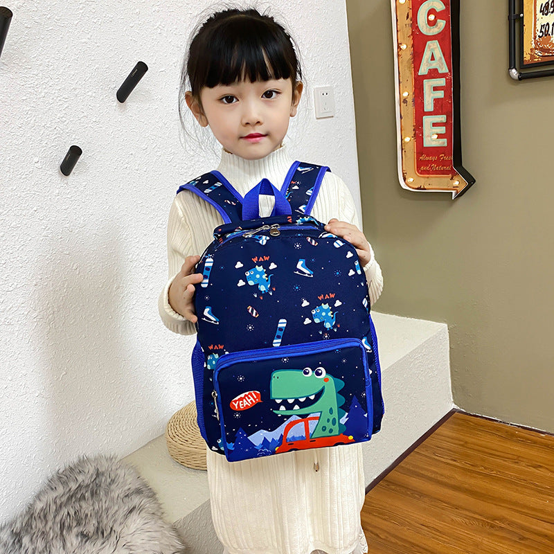 The Jurassic Dino: Cute Dinosaur Kindergarten Baby Backpack