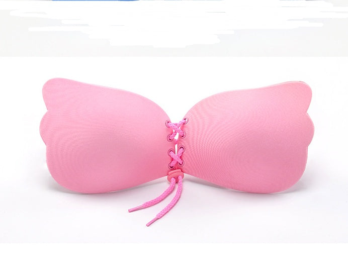 Strapless Adhesive Push-Up Bra | Invisible Rabbit-Style Backless Brassiere for Women