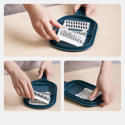 6-in-1 Vegetable Slicer & Grater | Fruit, Potato, Carrot & Cheese Peeler