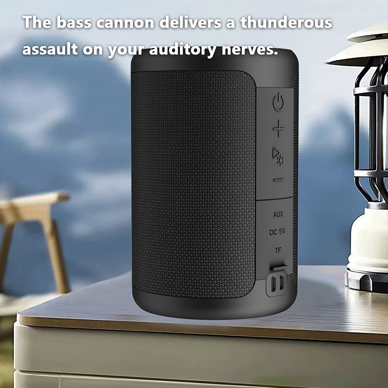 The Bass Mini: Portable Bluetooth Small Music Speaker