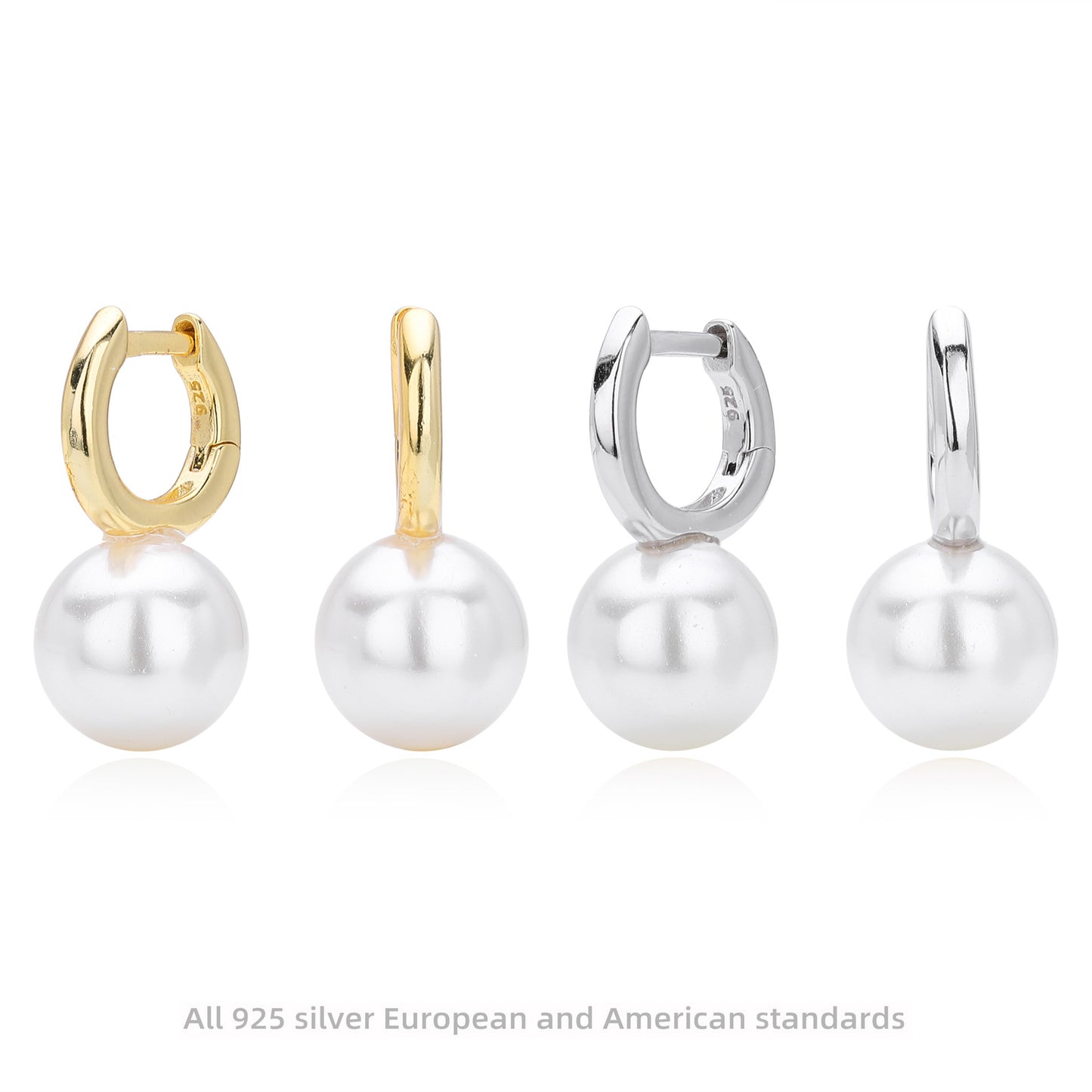 Sterling Silver Temperamental Fairy Pearl Earrings