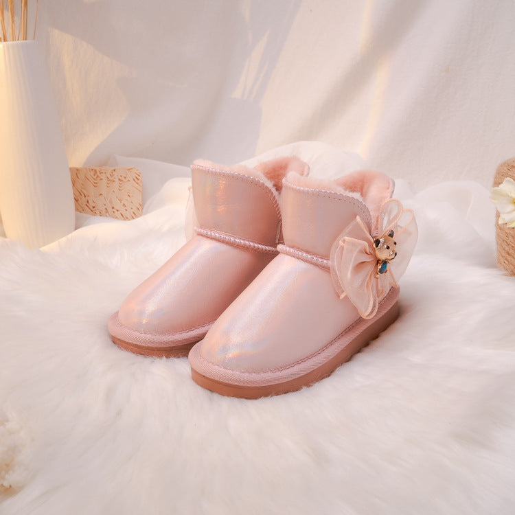 Middle  Big Cotton Children's Shoes Small Fragrance