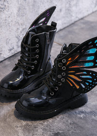 Black cotton shoes