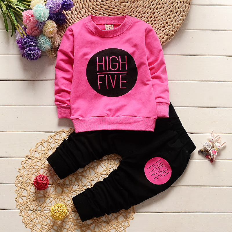 The Signature Duo: Children’s Baby Girl Two-Piece Suit
