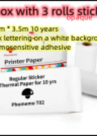 1 box with 3 rolls sticky