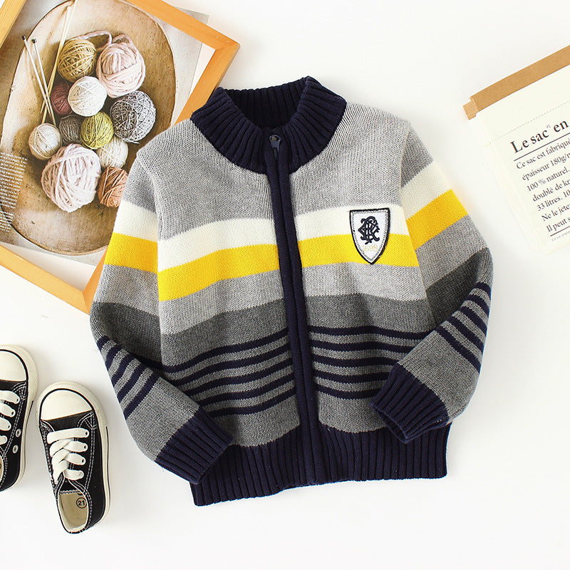 Signature Pure Cotton Fleece Knit Cardigan